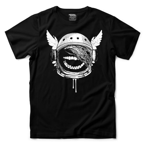 Smile: Black Graphic T-Shirt
