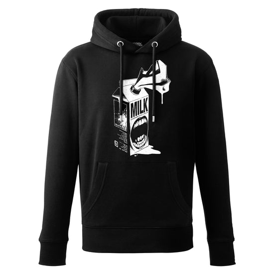 Load image into Gallery viewer, Sour Milk: Black Graphic Hoodie
