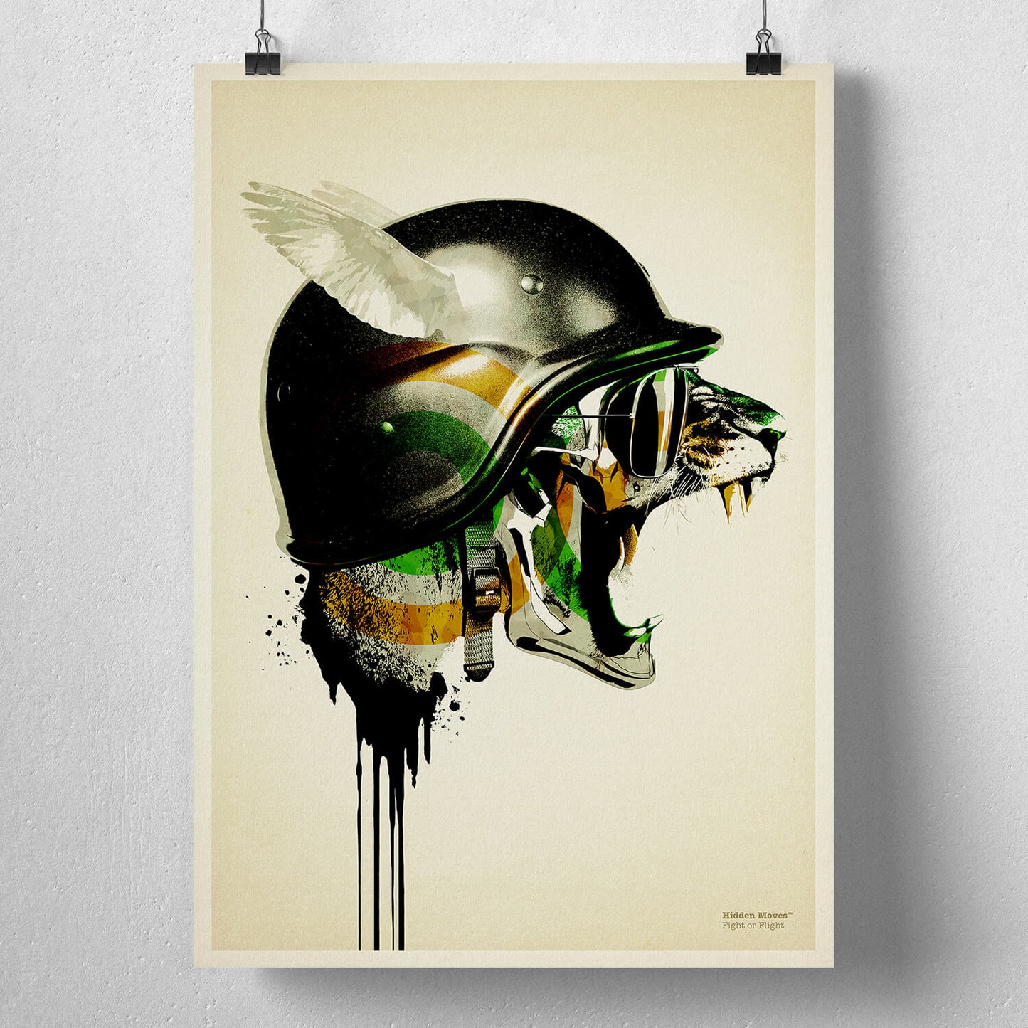 Fight or Flight Signed Print from Hidden Moves