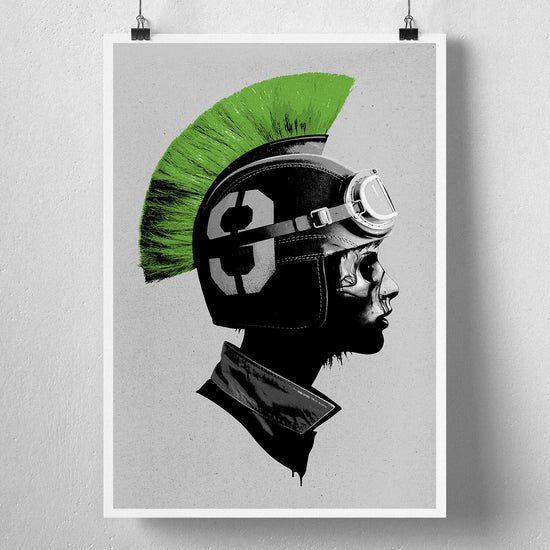 Player vs. Player (Green) Signed Print from Hidden Moves
