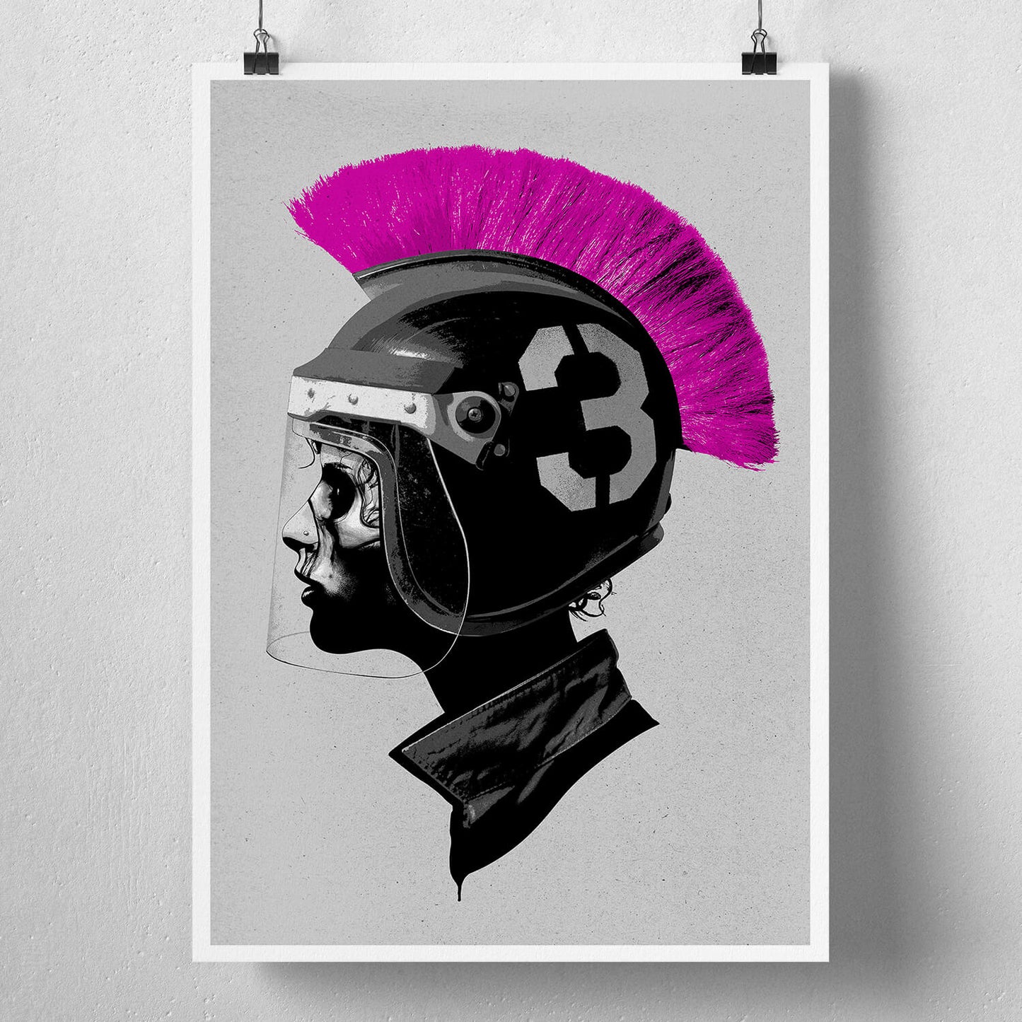 Player vs. Player (Pink) Signed Print from Hidden Moves